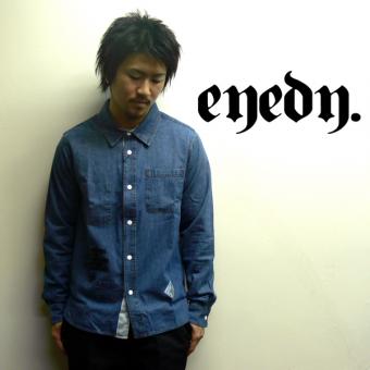 SALE/20%off?EYEDY??????/TRAMP PRINT WORK SHIRT