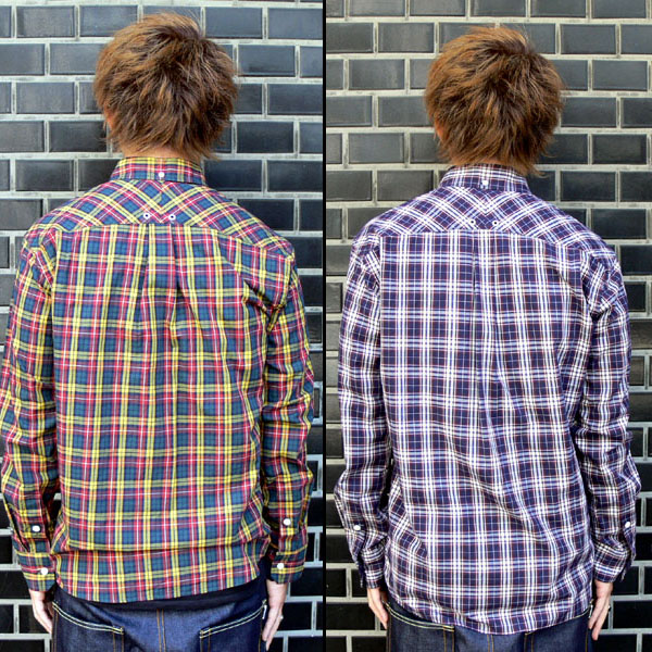 ?UNTOLD???????/COTTON BROAD CHECK B.D SHIRT