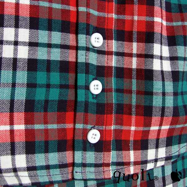 ?quolt?????/BALLOON CHECK SHIRTS 