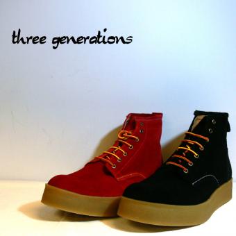SALE/50%off?three generations?LACE UP BOOT