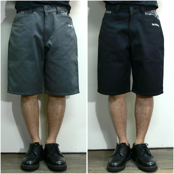 SALE/20%off?Subciety?WORK SHORTS-WORKER-PAISLEY