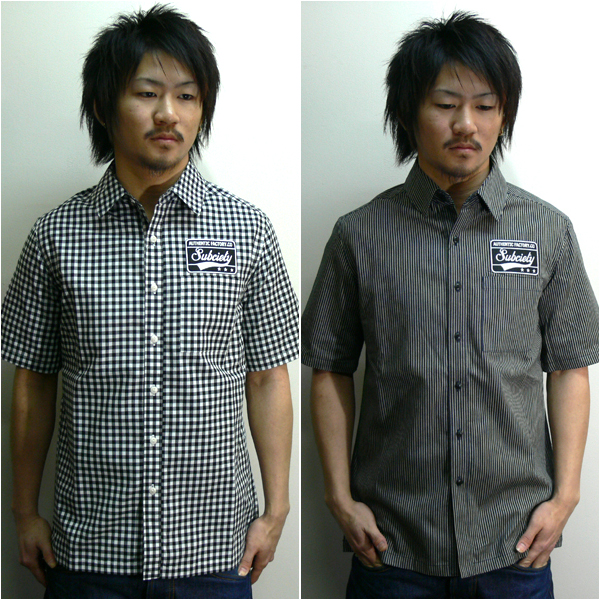 SALE/20%off?SUBCIETY?EMBLEM SHIRTS S/S