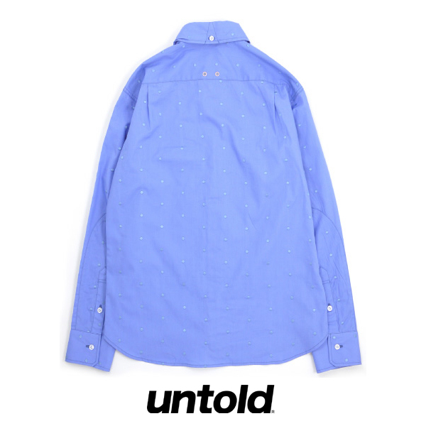 SALE/20%off?UNTOLD?DOT PATTERN BROAD SHIRT LS