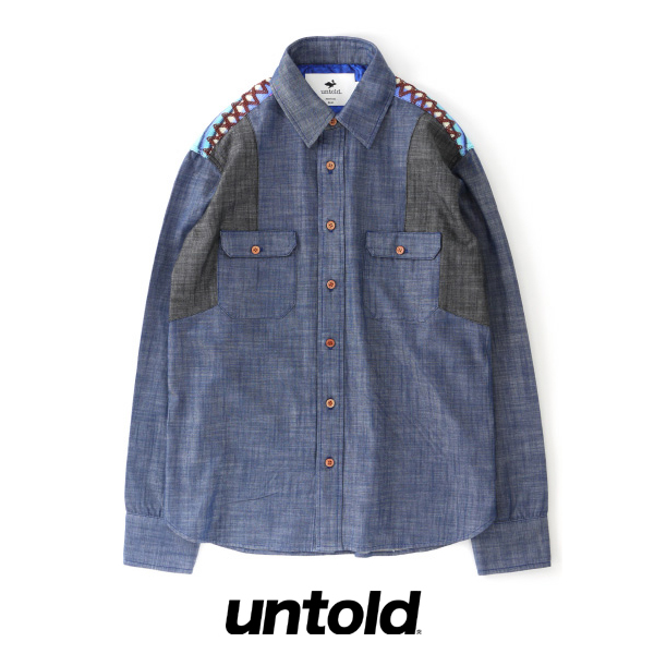 SALE/20%off?UNTOLD?LIGHT OUNCE DENIM REMIX