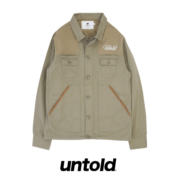 ?UNTOLD???????/TWILL WORK BLOUSON