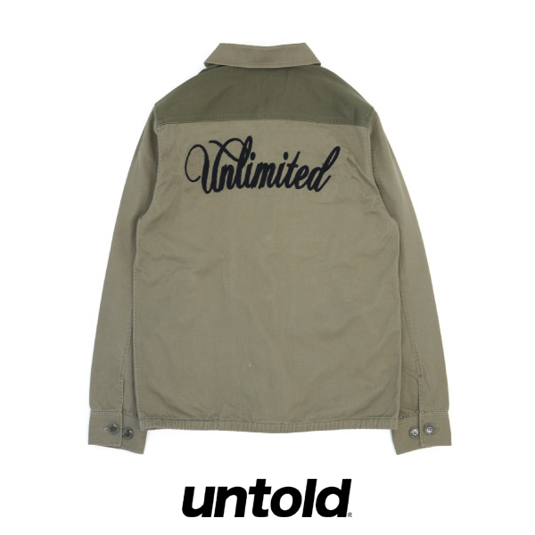 ?UNTOLD???????/TWILL WORK BLOUSON