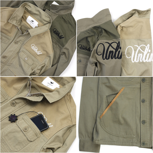 ?UNTOLD???????/TWILL WORK BLOUSON