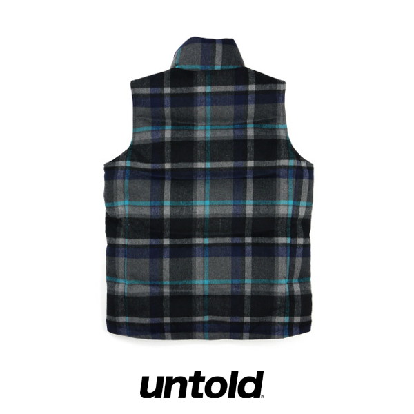 ?UNTOLD???????/VISCOSE WOOL DOWN VEST