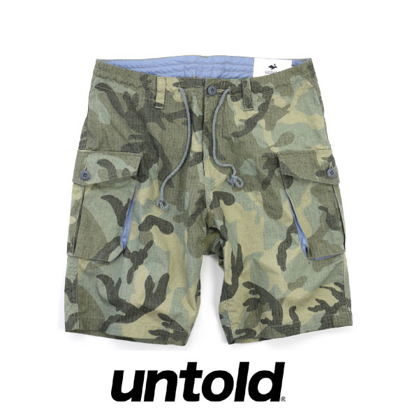 SALE/20%off?UNTOLD?SARROUEL BACKFLAP CAMO