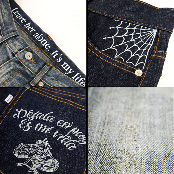 SALE/50%off?eyedy??????/SPADES DENIM-VINTAGE-