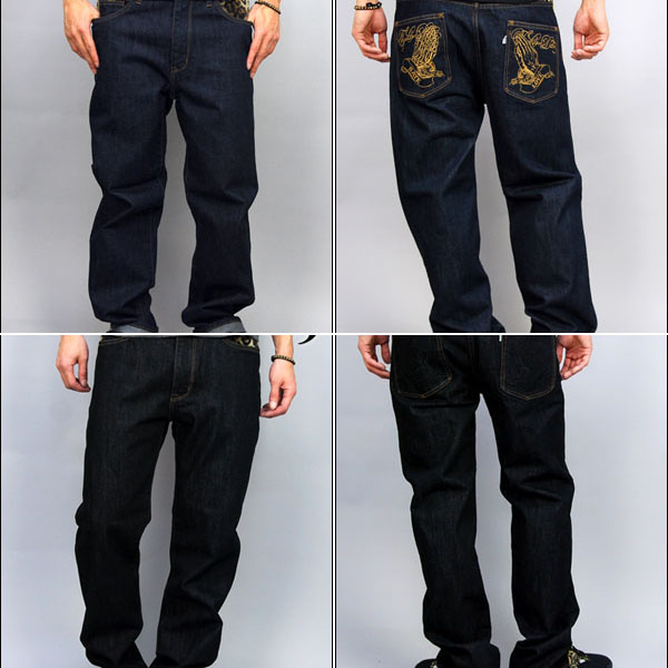 SALE/50%off?eyedy??????/PRAYHAND DENIM PANTS