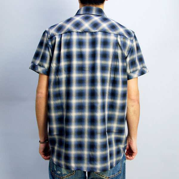 SALE/50off?EYEDY??????/OMBRE CHECK SHIRT