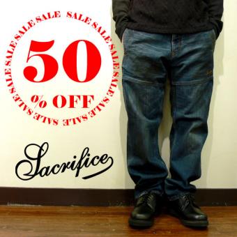 SALE/50%off?SACRIFICE????????/SELVEDGE DENIM PANTS