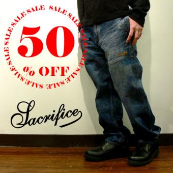 SALE/50%off?SACRIFICE????????/SELVEDGE DENIM PANTS