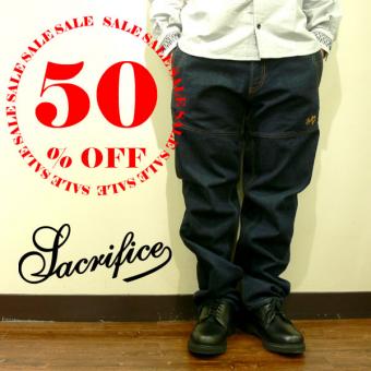 SALE/50%off?SACRIFICE????????/SELVEDGE DENIM PANTS