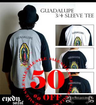 ?eyedy??????/GUADALUPE BASEBALL TEE