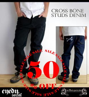 SALE/50%off?eyedy??????/X-BONE DENIM