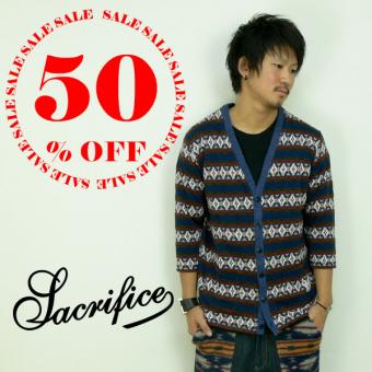 ?SACRIFICE????????/NATIVE BORDER CARDIGAN