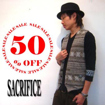 ?SACRIFICE????????/ANCIENT PATTEN VEST