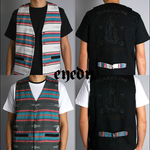 SALE/50off?EYEDY??????/SERAPE GUADALUPE VEST?