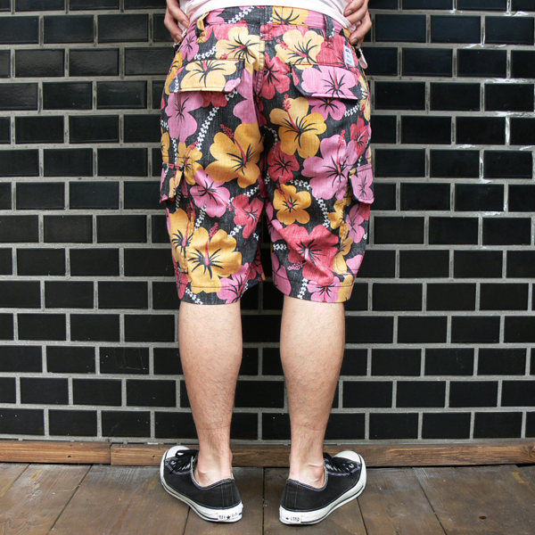 SALE/50%off?SR'ES????????/CRACK POP ALOHA SHORTS