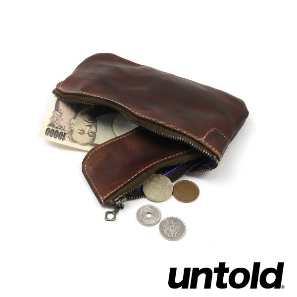 SALE/20%off?UNTOLD?LEATHER BANKMAN WALLET