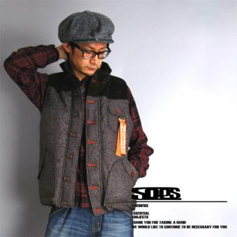 ?SACRIFICE????????/WOOL CORDUROY VEST