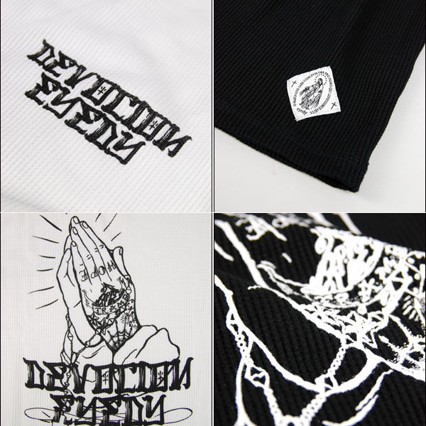 ?EYEDY??????/PRAYHAND WAFFLE T