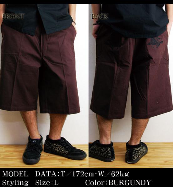 ?EYEDY??????/PRAY HAND SHORT PANTS