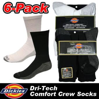 ?DICKIES/???????6PACK HI-SOCKS