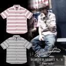 ?Ninemicrophones/????????????BORDER SHIRT S/S 