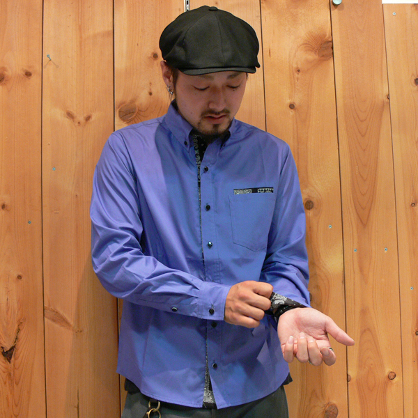 ?SR'ES????????/STAGGER PAISLEY SHIRT