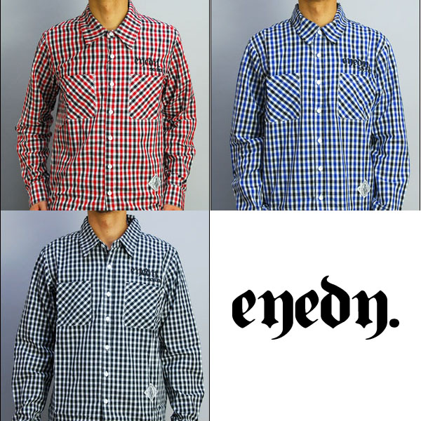 ?EYEDY??????/PRAYHAND CHECK SHIRT