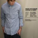 ?UNTOLD???????/FRONT PATCHWORK OXFORD LS SHIRTS 