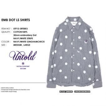 ?UNTOLD???????/MB DOT LS SHIRTS 