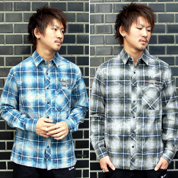 SALE/20%off?Subciety?CHECK SHIRT L/S-UNSHAKABLE-