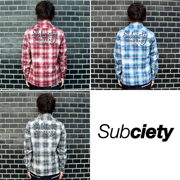SALE/20%off?Subciety?CHECK SHIRT L/S-UNSHAKABLE-