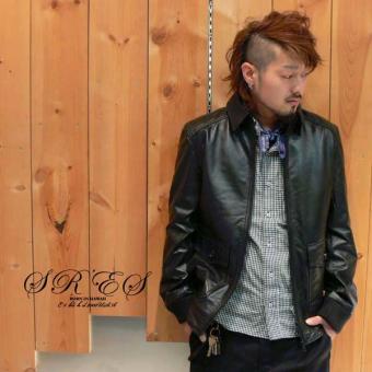 ?SR'ES????????/BRAVE LEATHER JKT