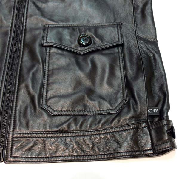 ?SR'ES????????/BRAVE LEATHER JKT