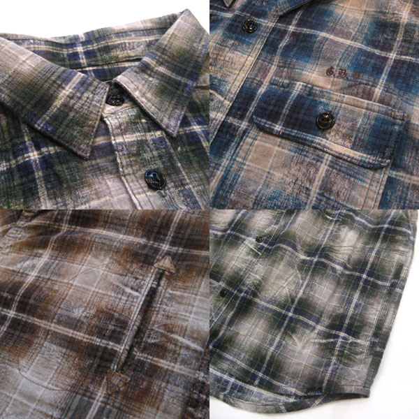 ?VICIOUS BRAND??????????/DAMAGED TARTAN CHECK