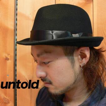 ?UNTOLD???????/FELT RIBBON HAT