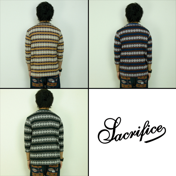 ?SACRIFICE????????/NATIVE BORDER CARDIGAN