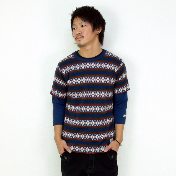 ?SACRIFICE????????/NATIVE LAYERED TEE