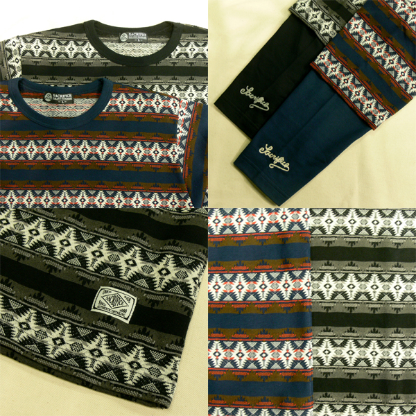 ?SACRIFICE????????/NATIVE LAYERED TEE