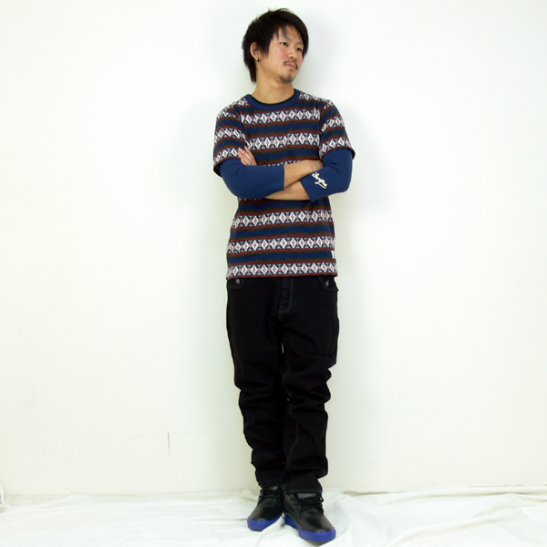 ?SACRIFICE????????/NATIVE LAYERED TEE