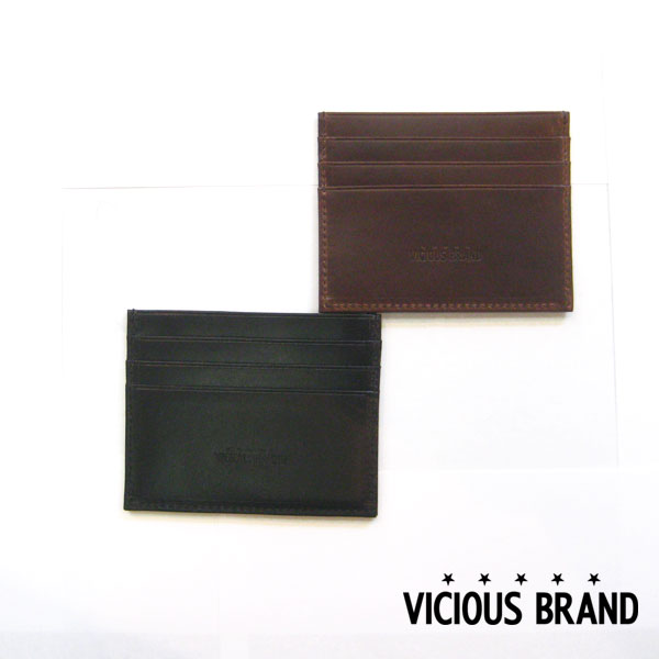 SALE/50%off?VICIOUS BRAND?LEATHER CARD CASE 