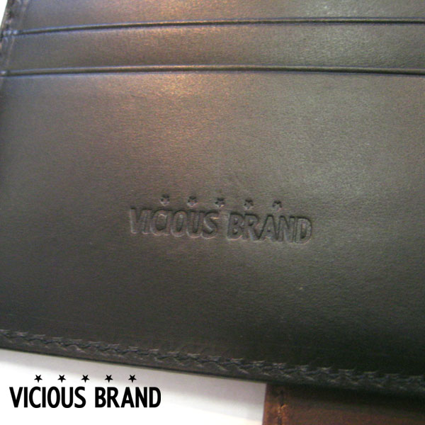 SALE/50%off?VICIOUS BRAND?LEATHER CARD CASE 