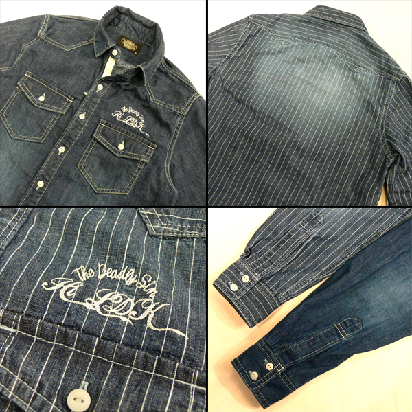 ?HI-LDK??????????/DENIM SHIRT L/S -THE DEADLY SIN-