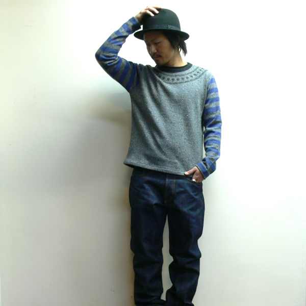 ?SACRIFICE????????/NATIVE BORDER KNIT