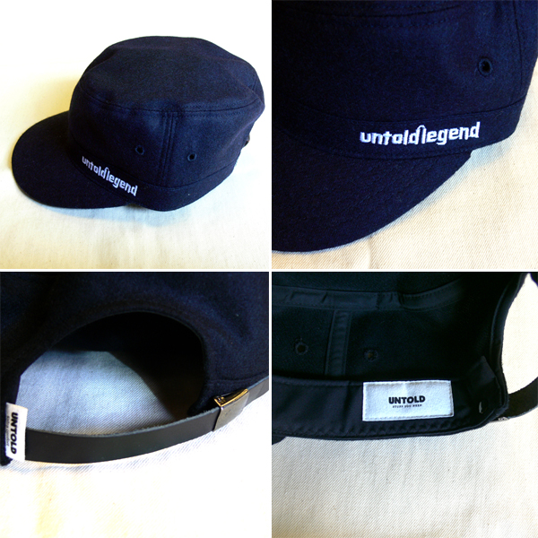 SALE/20%off?UNTOLD?SIDEPANEL WOOL WORK LIM CAP 